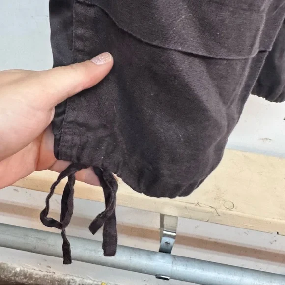 Inc international concepts brown linen cargo pants size 8 - Picture 3 of 5